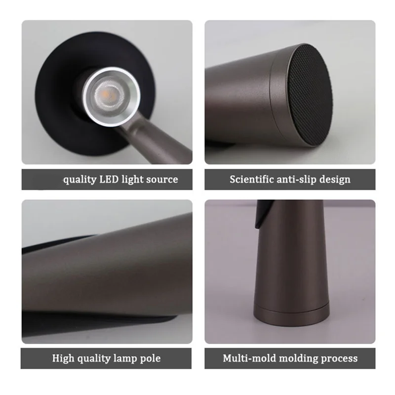 A61Z Deals Night Light Table Lamp Atmosphere Lamp High Foot Living Room Restaurant Portable Charging Table Lamp