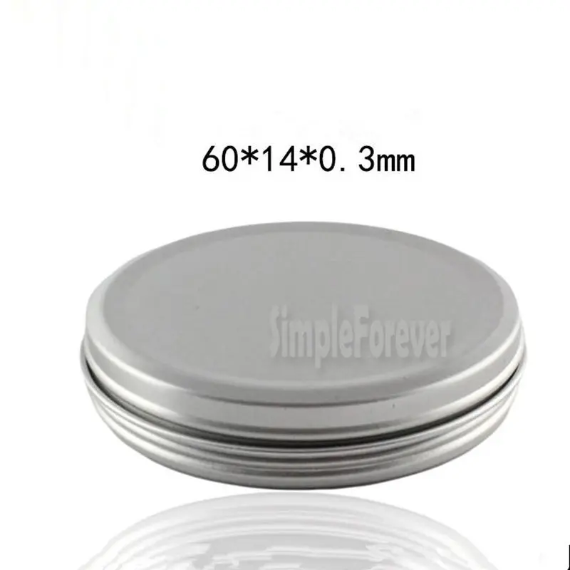 30ml Empty Lip Aluminium Jar Aluminum Makeup Cases Makeup Box Empty Sample Jars Container Aluminium for Cosmetics