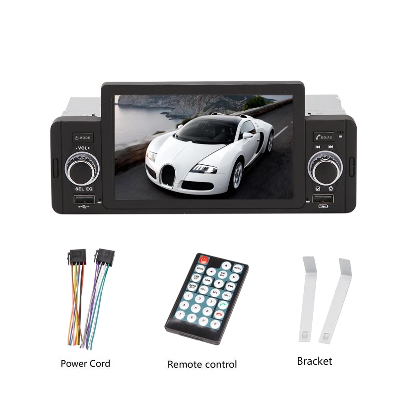 1Din Car Radio IPS MP5 Multimedia Player Bluetooth Autoradio Stereo Video Mirror Link for-Hyundai Nissian Toyota Lada