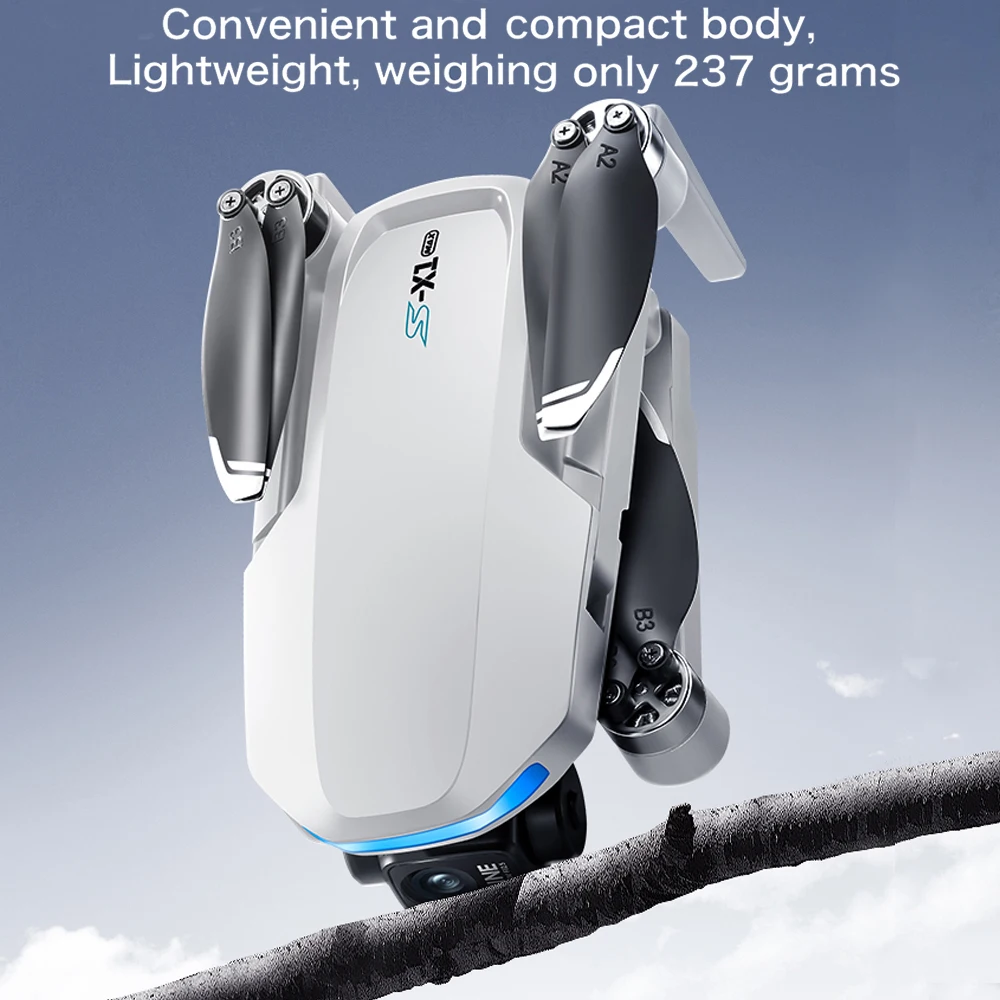 Mini drone S-X1 con schermo grande Gimbal a 3 assi Anti-Shake 5G GPS HD EIS Telecamere Drone aereo senza spazzole RC Quadcopter Giocattoli regalo