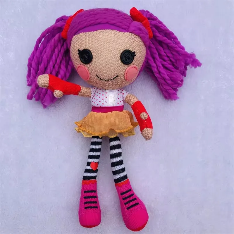 Cute Lalaloopsy Magic Yarn Hair Crochet Wool Doll 28cm Soft Plush Stuffed Dolls Kids Toys for Girls Children Gifts