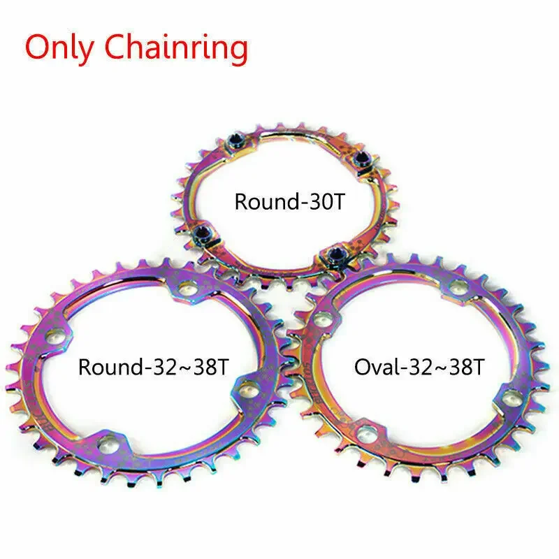 FMFXTR Bicycle 104 BCD Crankset Narrow Wide MTB Chainring 170mm Bike Crank 30T 32T 34T 36T 38T  Bike Crankset Bicycle Part