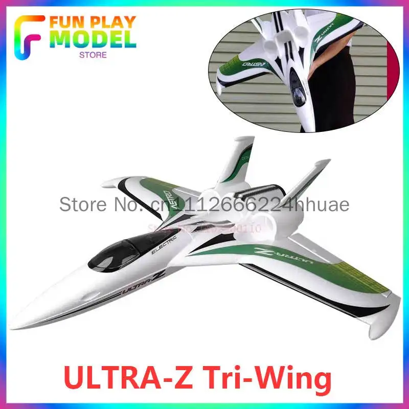 Model Aircraft High-Speed Triangular Wing Ducted Tail Pusher Dual-Use Flying Wing Ultra-Z Airframe Racing Flying Wing