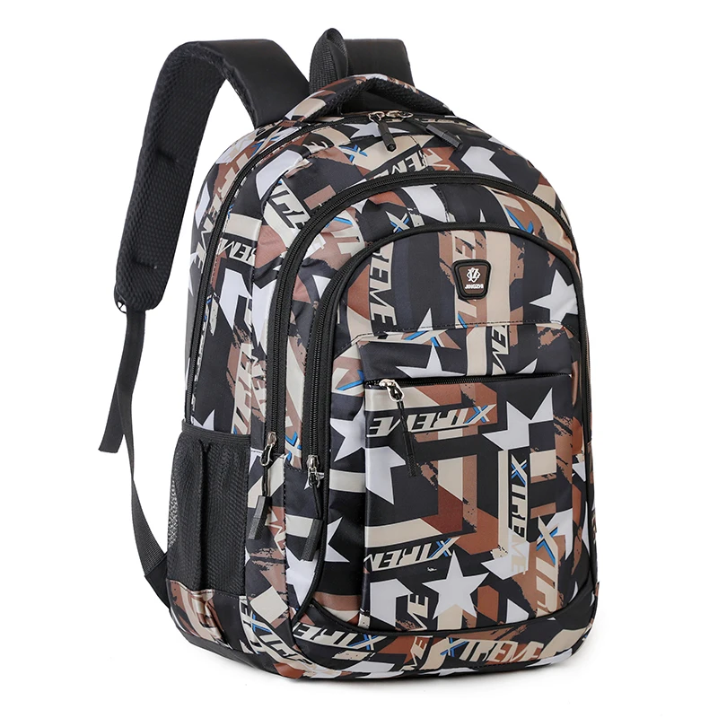 Men's Large Capacity Backpack Travel Bag Essential for Business Trips And School Ideal Laptop Computer Bag with Pockets