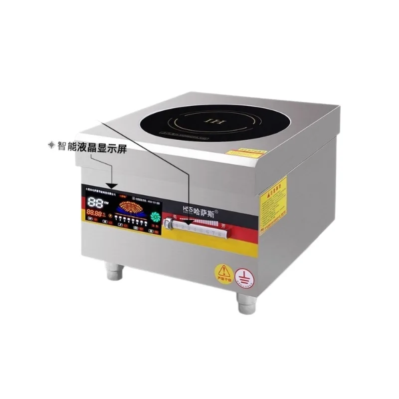 

Commercial Induction Cooker Large Pot Electric Soup Stove School Canteen Electric Fried