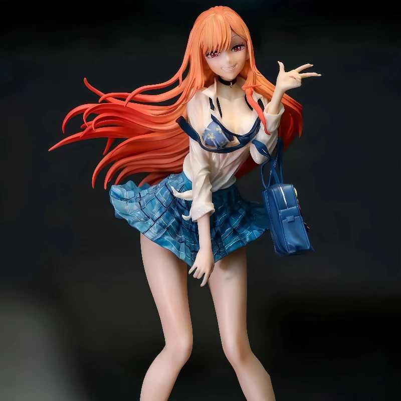 

27cm Kitagawa Marin Beach Ver Pvc Figure My Dress Up Darling Anime Girl Collectible Model Desktop Decoration Gift For Anime Fans