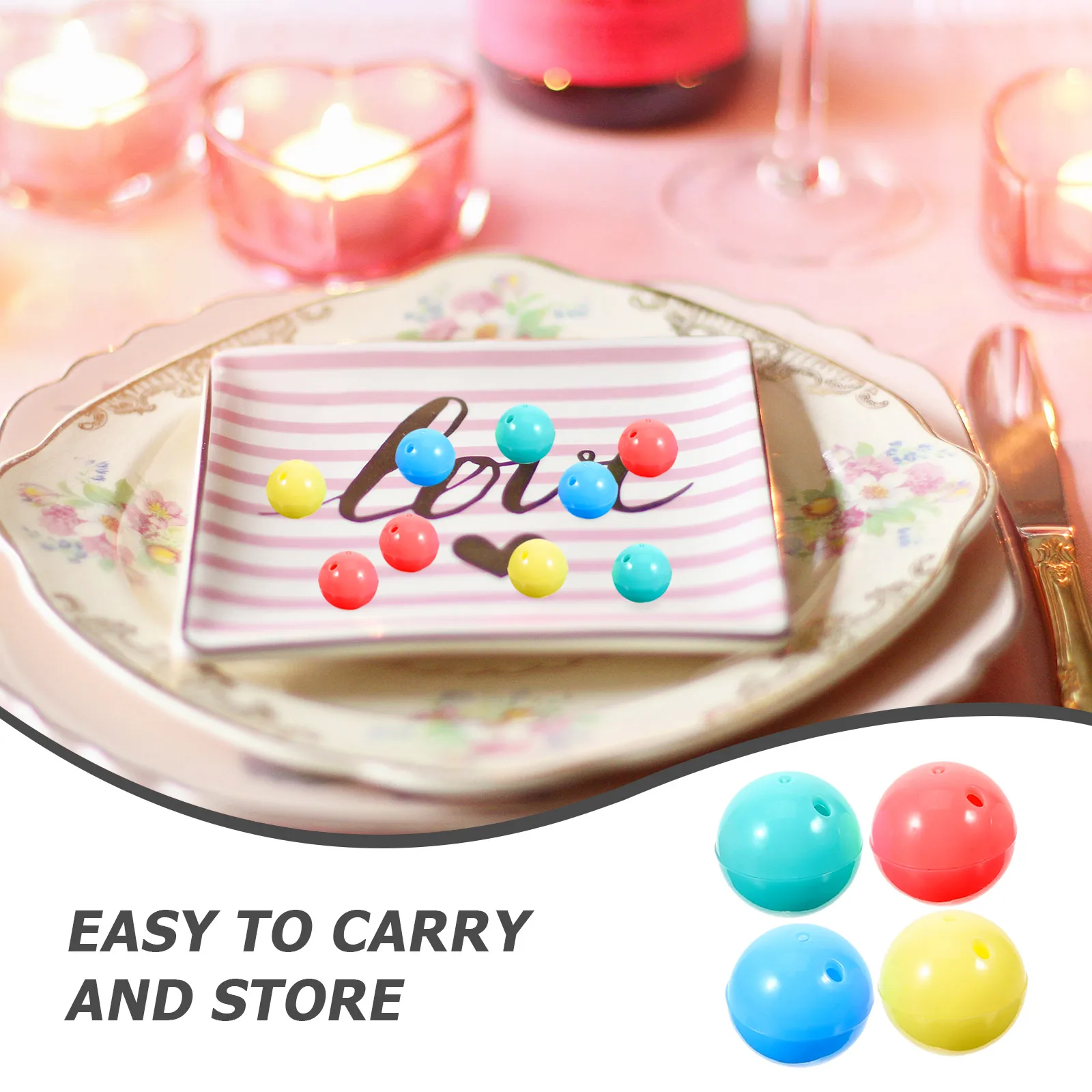 

20 Pcs Ball Vending Capsules Round Machine Spherical Shell Empty for Plastic Reusable Mini Gumball Claw