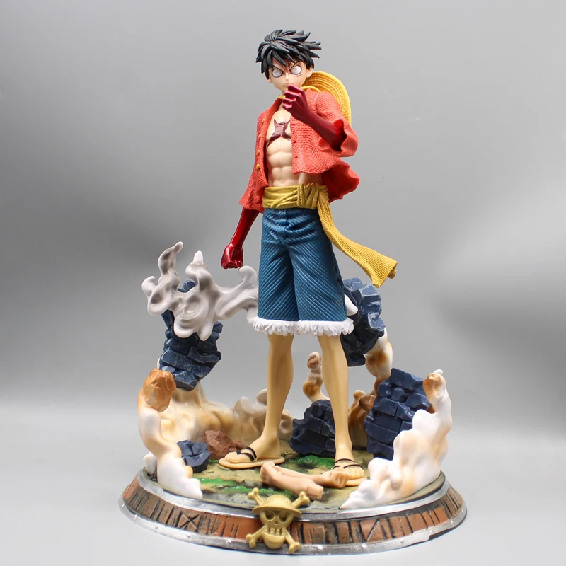 

34cm One Piece Figure Luffy Figurine Monkey D. Luffy Anime Figures Pvc Gk Staute Model Doll Collection Desk Ornaments Toys Gifts