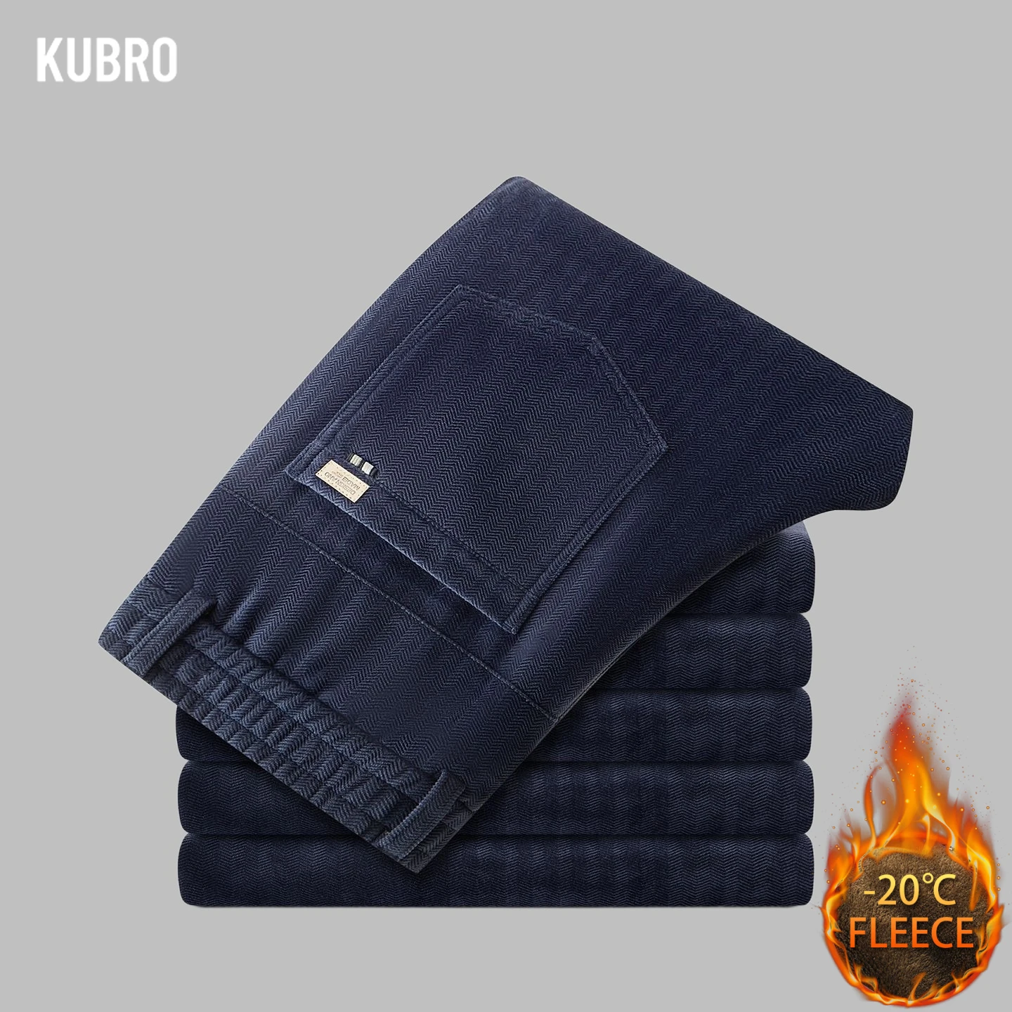 

Fashionable and Versatile Men's Casual Pants with Thickened Corduroy for Autumn and Winter Men's Trousers Fleece Plush Men