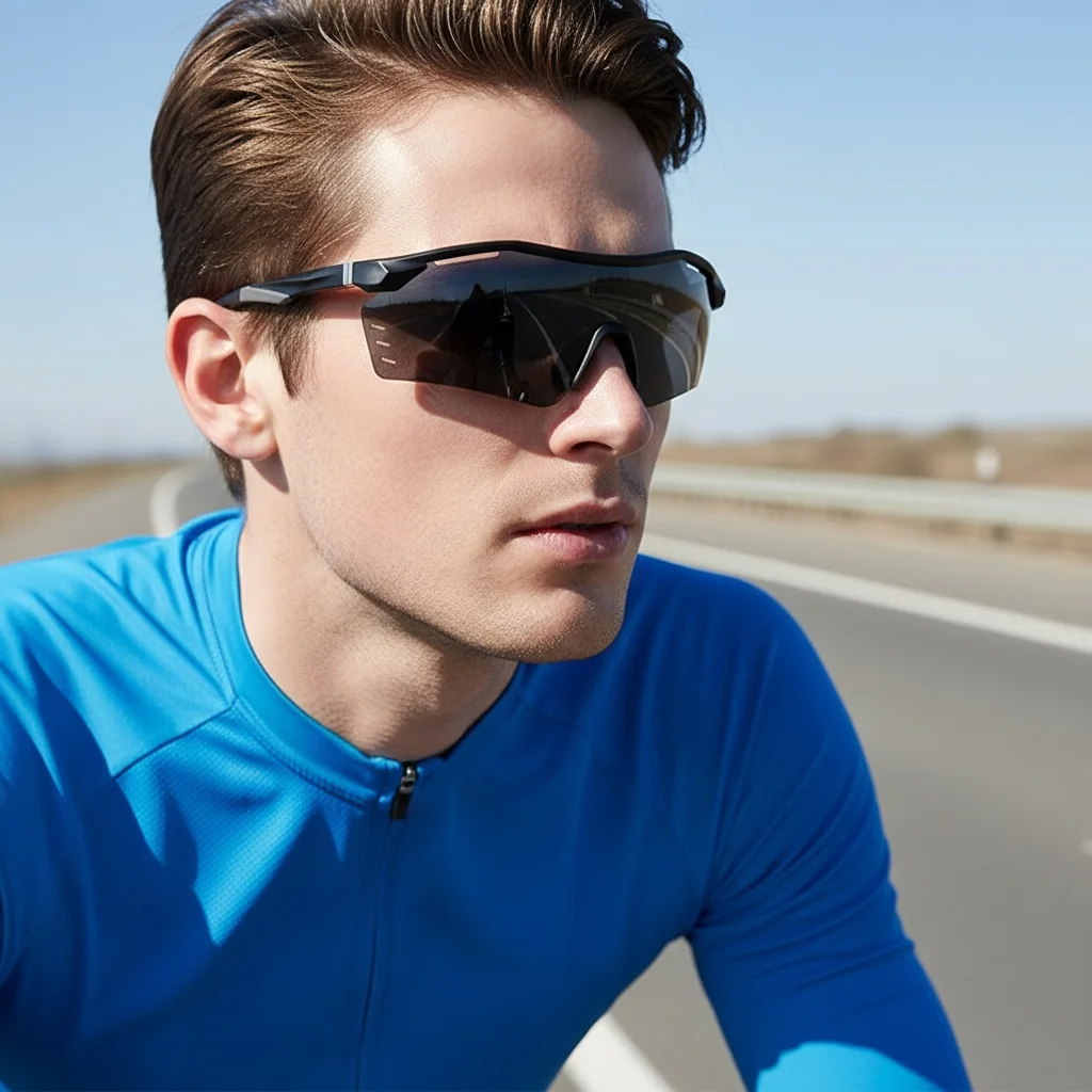 Neue Fahrradbrille für Outdoor-Sportarten, bunte Sonnenbrille für Herren und Damen, Mercury Mirror, winddichte Sonnenbrille 3015