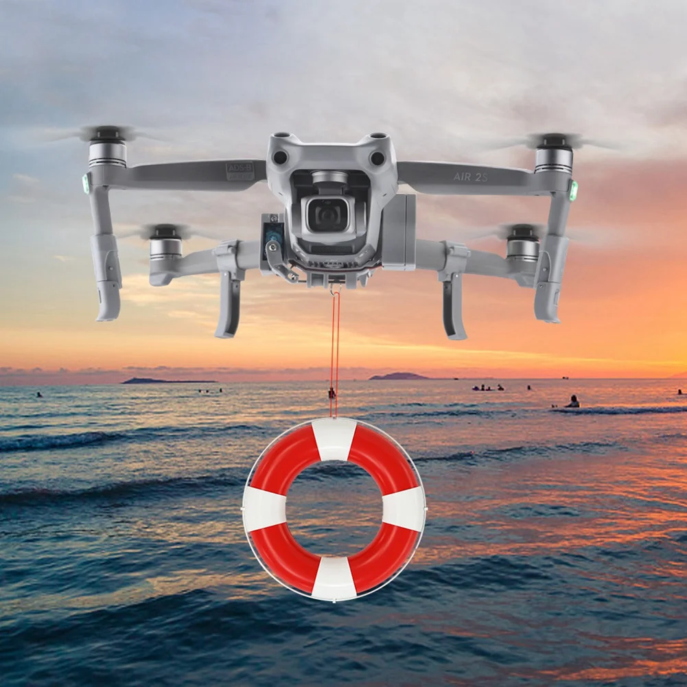 【قطرة السعر!】نظام قطرة الهواء لطائرة Mavic AIR 2S/AIR 2 بدون طيار طعم صيد السمك خاتم الزواج موزع توصيل الهدايا قاذف