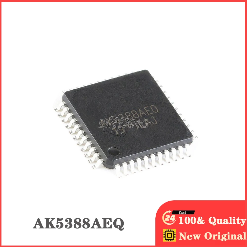 (1piece) 100%  AK5388AEQ  AK5388A  QFP-44  New Original Stock IC Electronic Components