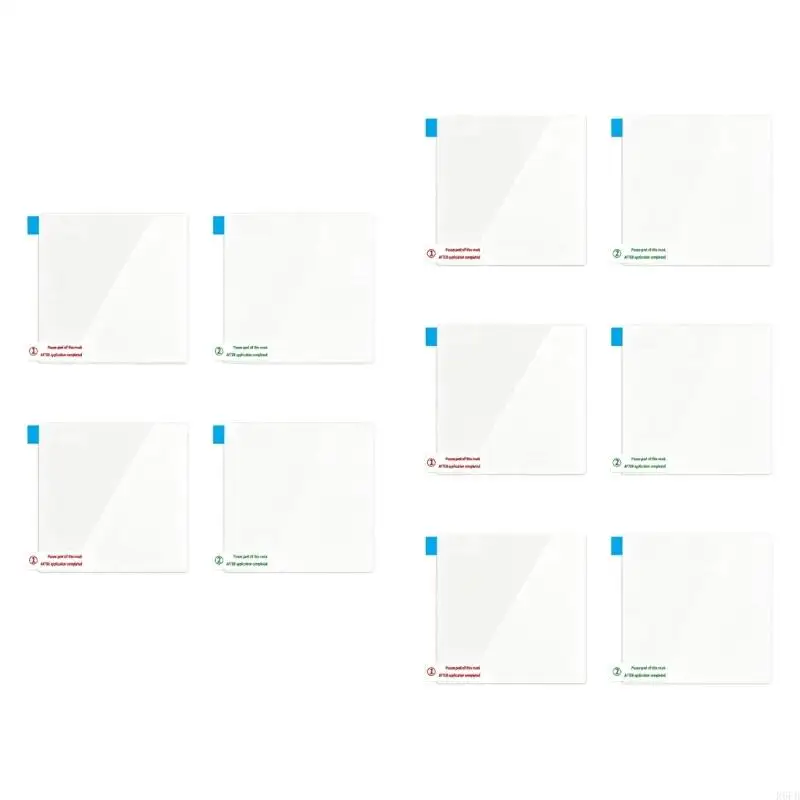 Windshield Cling Film for Toll Pass Transponders and Driving Recorders, Clear PET Mounting Barrier Sheets, 10 Pack R6FB