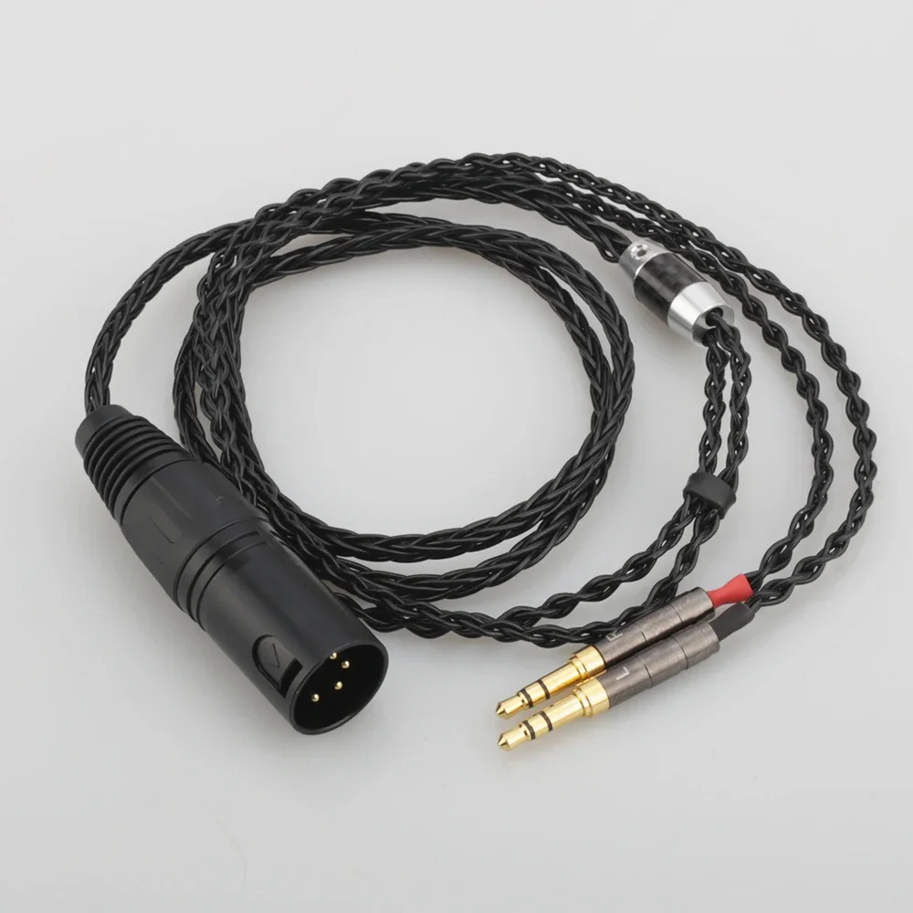 Audiocrast HC010 Audiocrast HIFI 4-pin XLR Male Balanced Headphone Upgrade Cable for Sundara Aventho focal elegia t1 t5p D7200 D