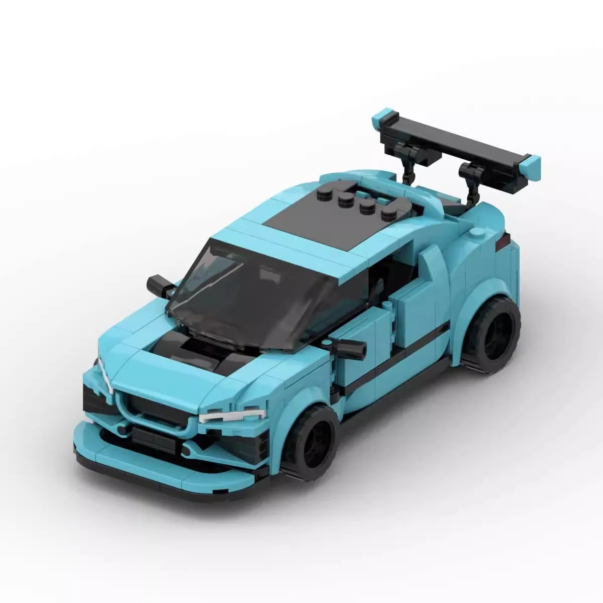 MOC Technical Car SUV Jaguared iPace and Trailer Vehicles Speed Champions Truck Fit 76898 Sets Building Blocks Kid Toys Boy Gift