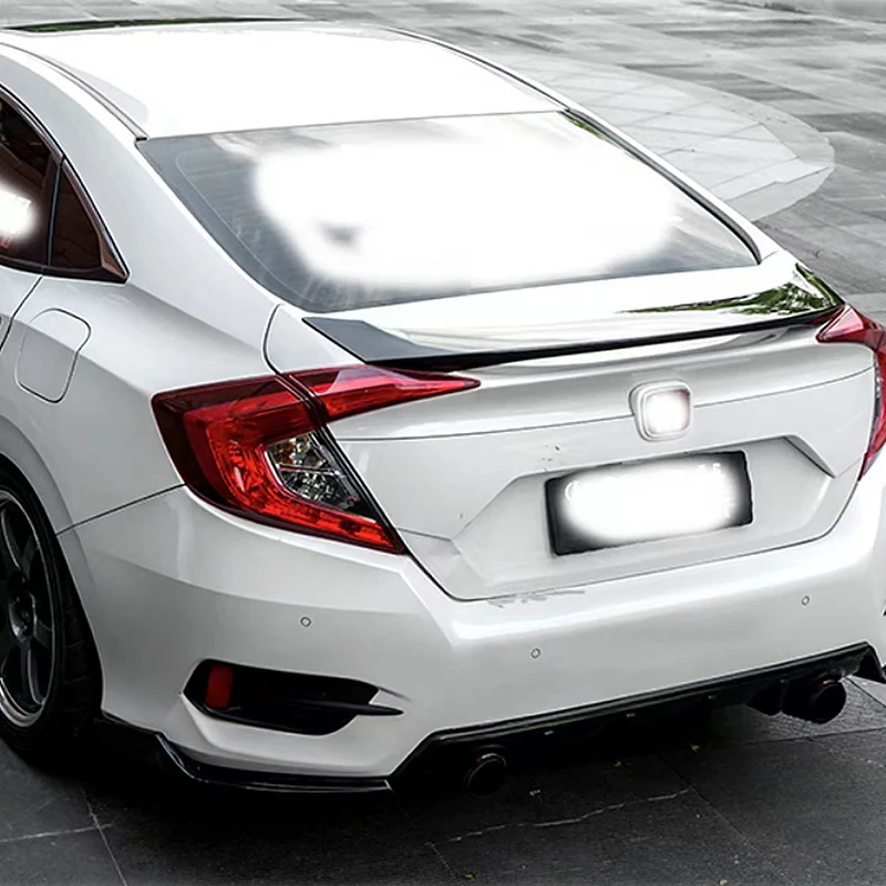 For Honda Civic 10th Gen Sedan 2016 2017 2018 2019 2020 Type-MC Style Rear Spoiler Wing Tail Trunk Tuning Decoration Accessories