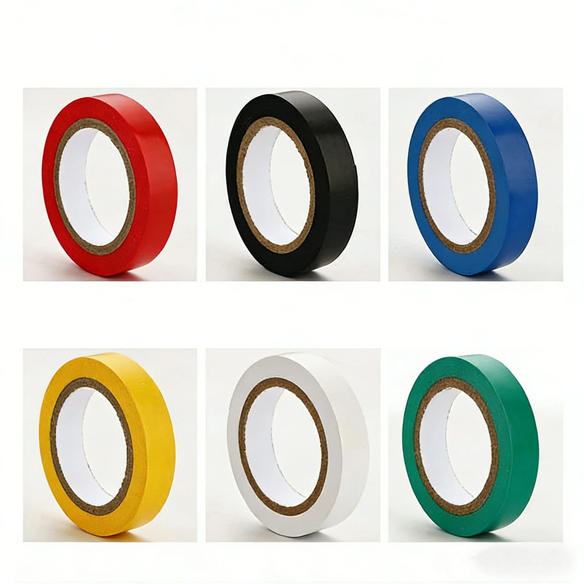 60 Meters Strong Electrical Tape Color Wear-resistant Lead-free Electrical Insulation Electrical Tape PVC Fame Retardant 16mm