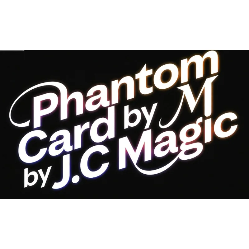 

Phantom Card от J.C Magic — выбранная карта Vanish & Appear, фокус, крупным планом и план, реквизит для профессиональных фокусов