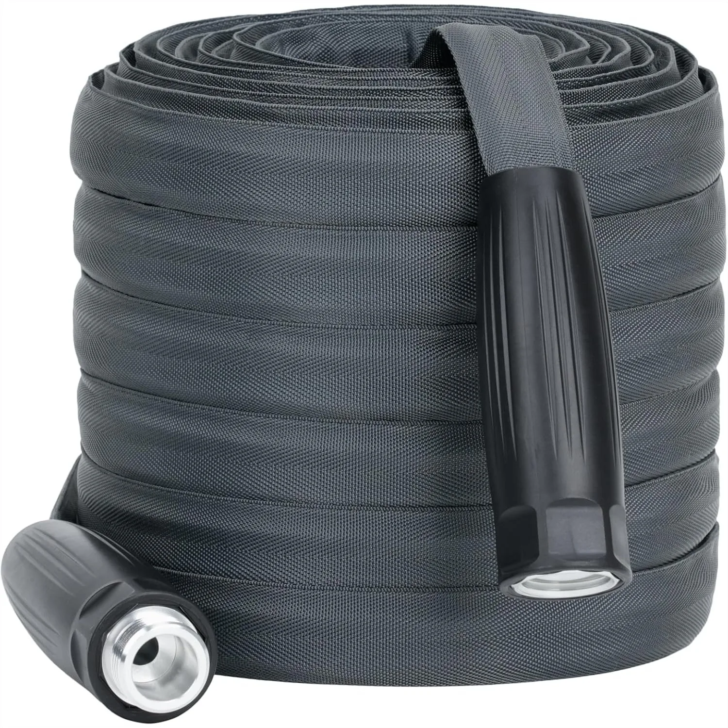 

Lightweight Garden Hose 50 ft Ultra Flexible Kink-Free for Outdoor Watering with Metal Fittings