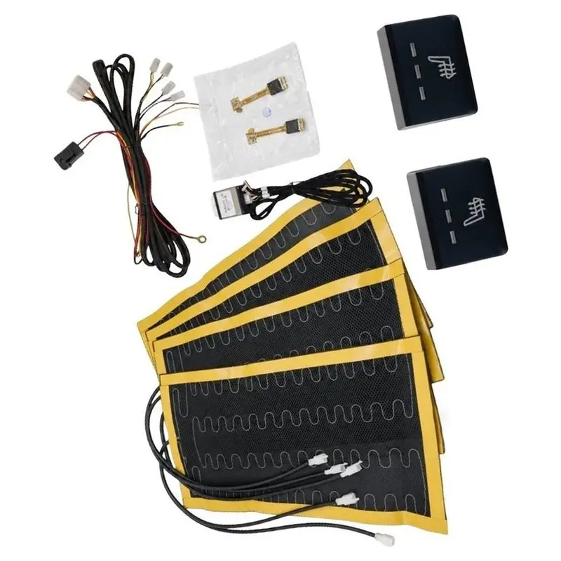 L10A Built-In For Mazda CX-50 Series Car Seat Heating System Kit Fits 2 Seats, Includes Heater Pads And Switch, For Winter