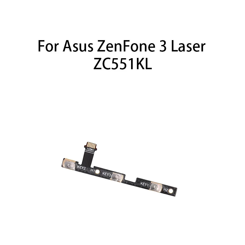 Botão liga / desliga e botão de volume cabo flexível para Asus ZenFone 3 Laser / ZC551KL