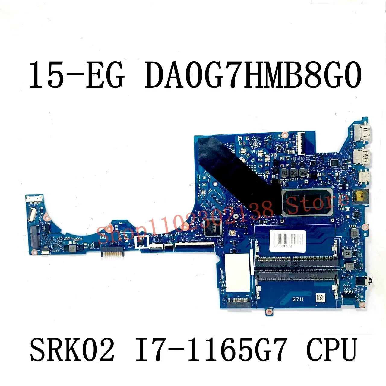 M16344-601 M97003-601 M16346-601 M23697-601 da0g7hmb8g0 mit i5/i7 cpu laptop motherboard für hp 15-eg gm/mx350/mx450 100% test