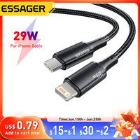 Essager USB C Cable For IPhone 14 13 12 11 pro Max 8 Plus 20W Fast Charging Cable Type C To Lighting Date Wire For iPad Macbook