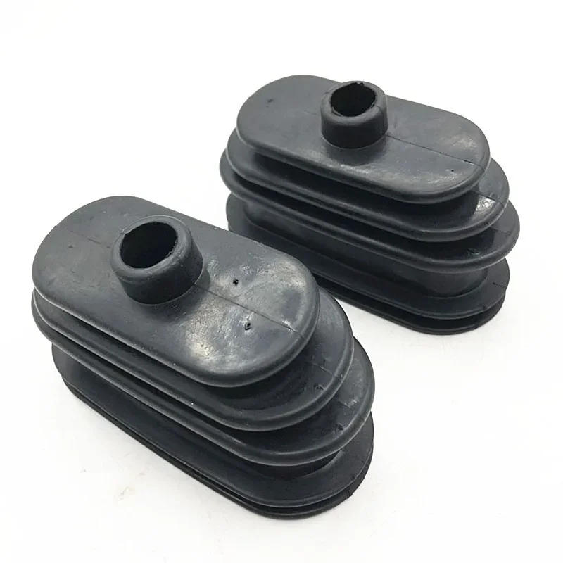 2PCS Excavator Doosan Daewoo DH55-7 60-7 80-7 Walking Foot Valve Throttle Dust Cover Push Rod Rubber Cover