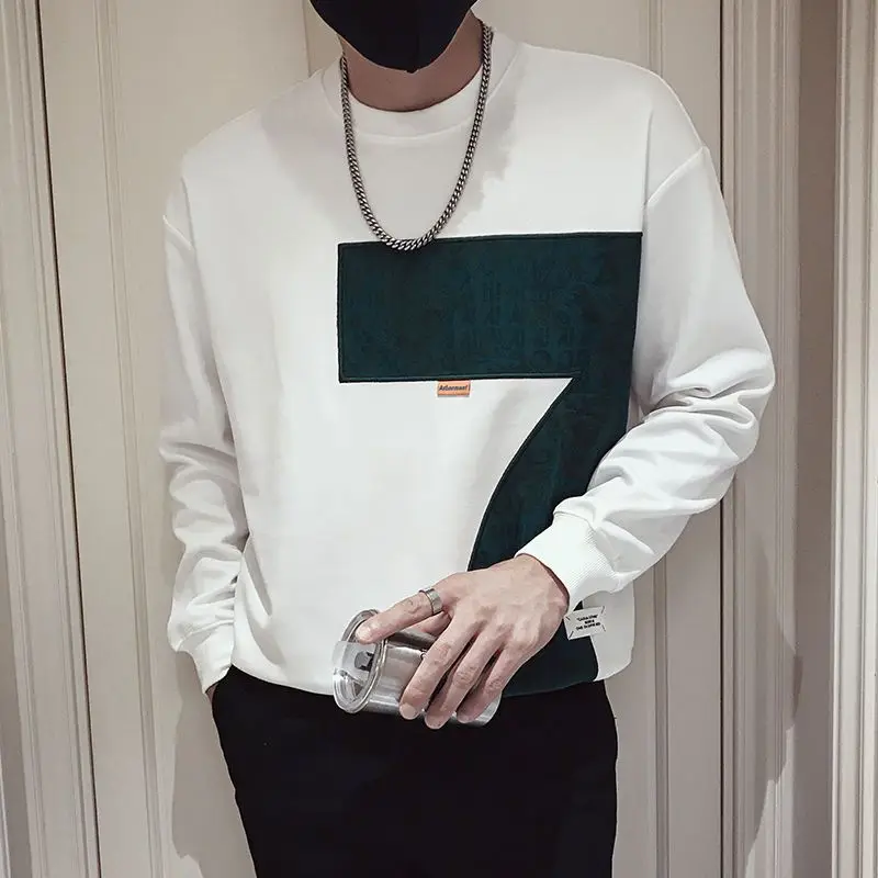 Top Sweatshirts Graphic T Shirt for Man Green Men's Clothing Printed Round Neck High Brand Sale Xl A Funny Bulk Casual Emo Tee F