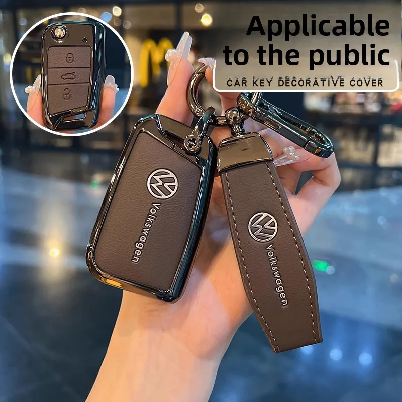 

Защитный чехол для автомобильных ключей для VW Volkswagen Golf 7 MK7 Tiguan MK2 SEAT Ateca Leon FR 2 Ibiza для Skoda Octavia A7