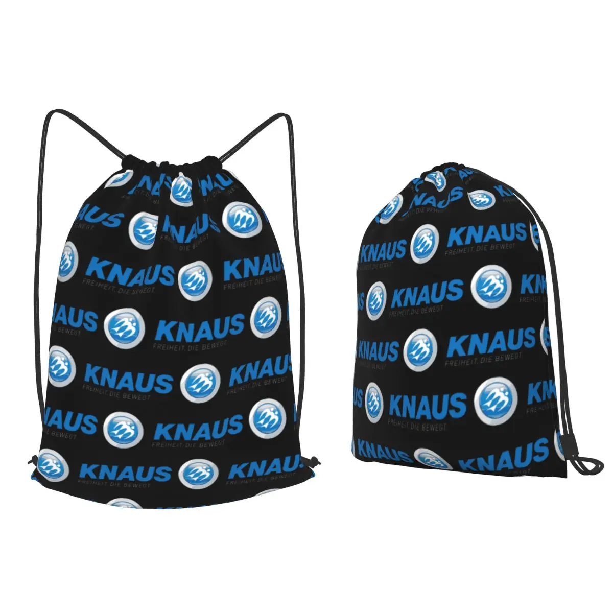

Knaus Caravan Backpacks Fashion Drawstring Bags Storage Bag Book Bags for Man Woman School