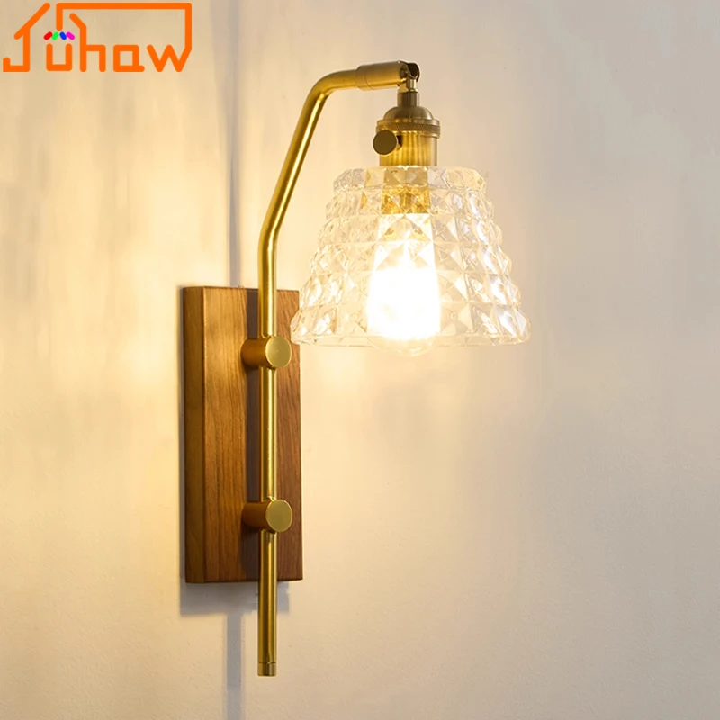 

New Mid-Century Retro Wabi-Sabi American Wall Sconce for Living Room Accent Wall, Bedroom Bedside, Wabi-Sabi B&B Entryway Lights