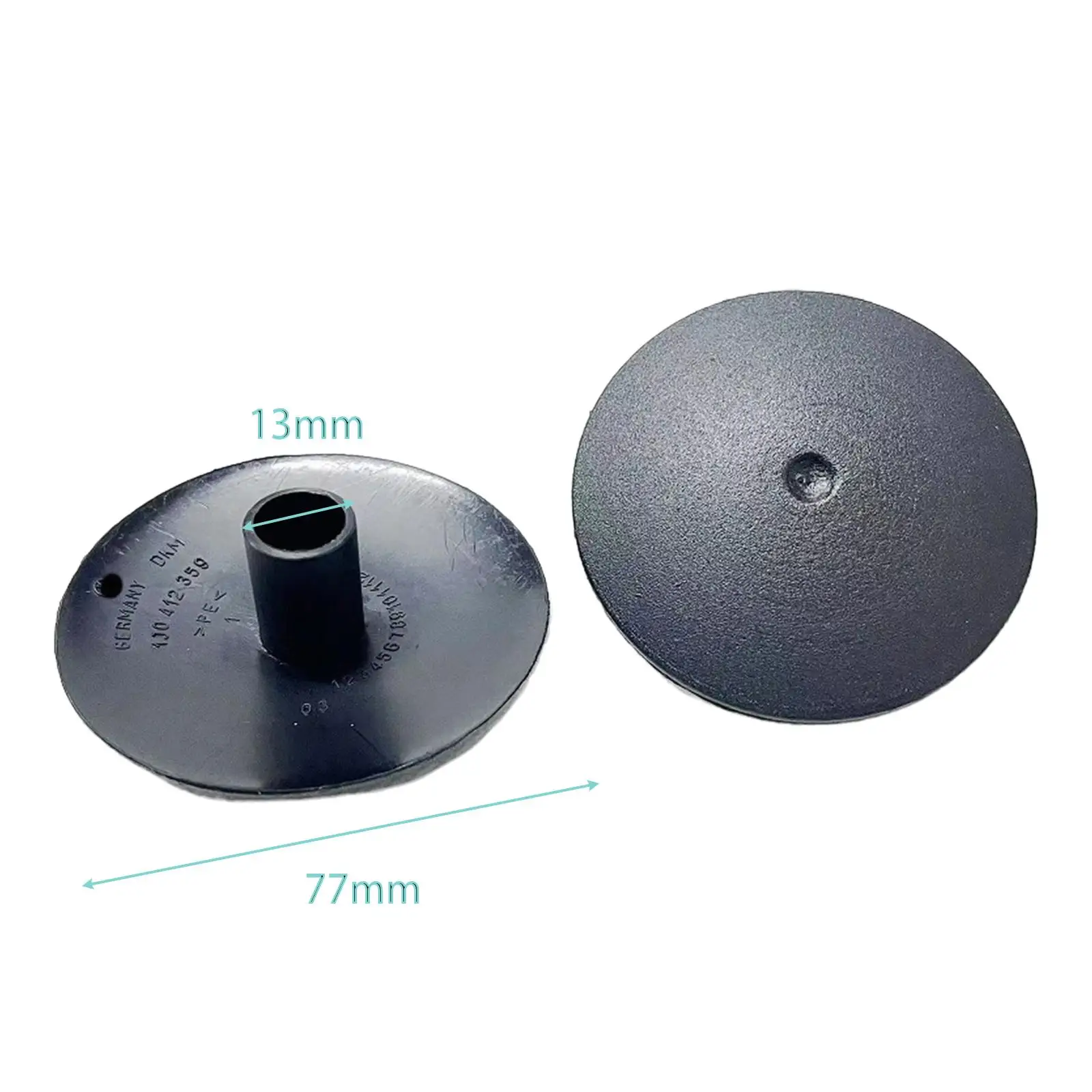 2x Front Suspension Strut Mount Cover Dust Boot High Strength Durable Car Shock Absorber Cap Accessories for 359 1J0 412