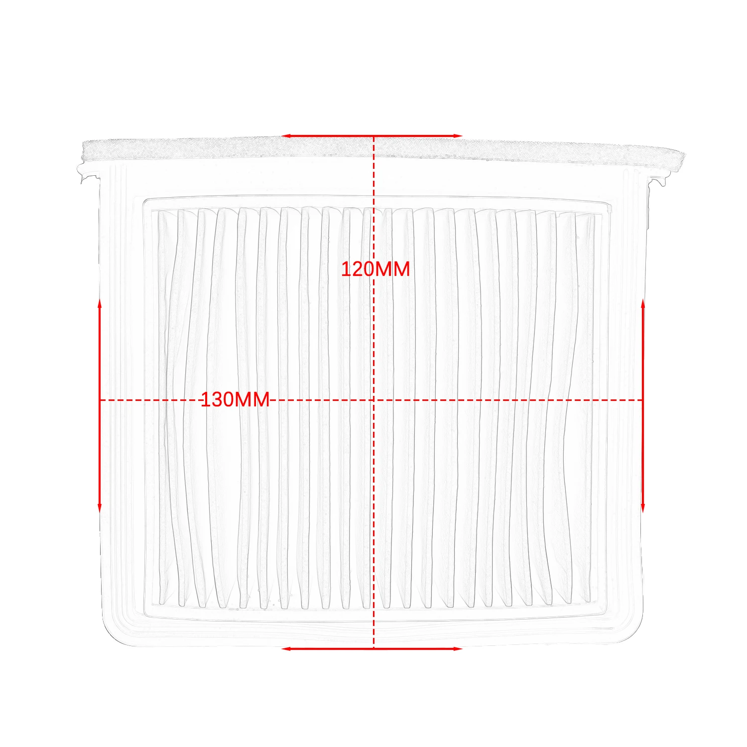 Motorcycle Air Filter Cleaner Intake Element For Kymco Xciting 500 2005 2006 500- i 2007-2009 500-i-Evo-ABS 2010-2013 500-R-i
