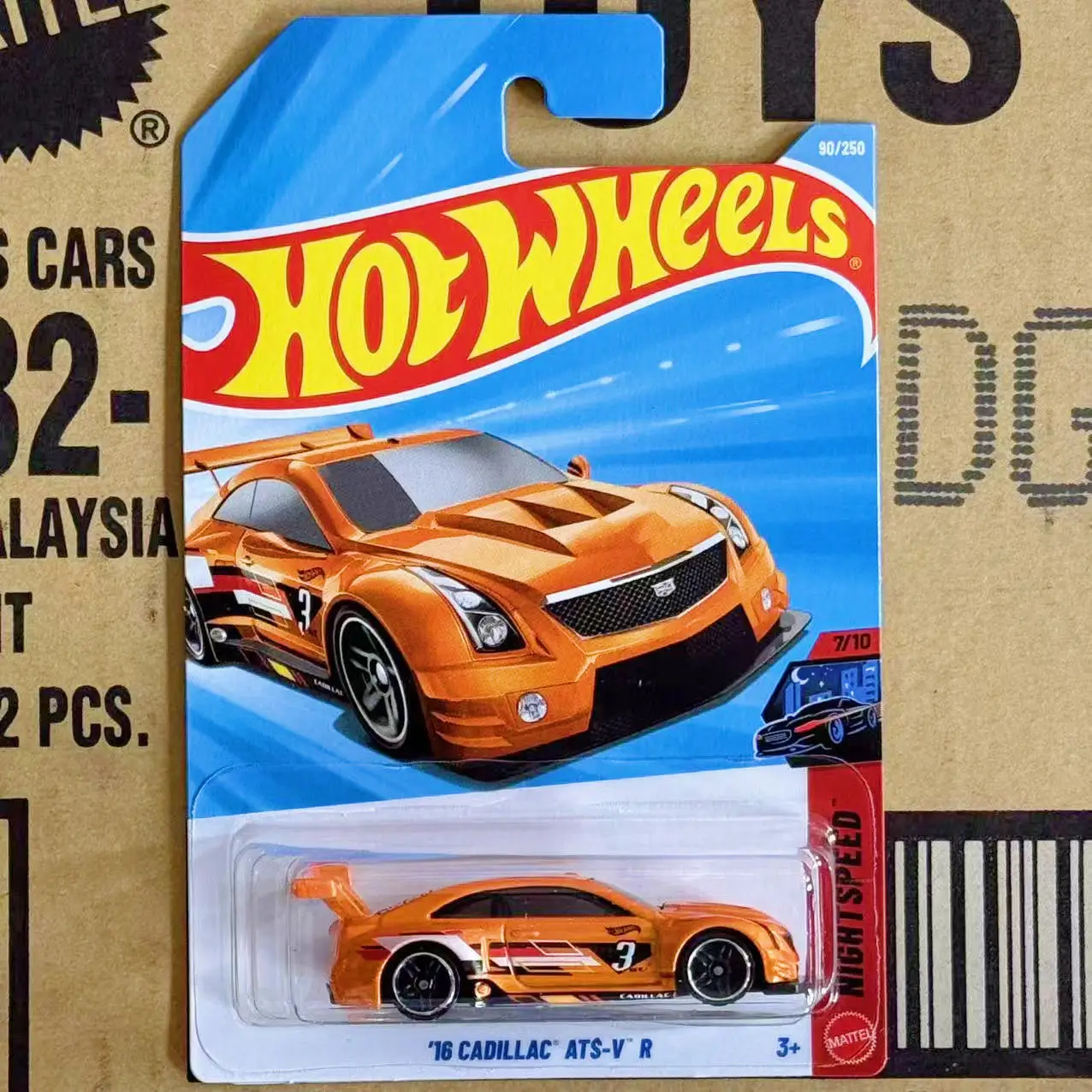 Hot Wheels Cars Toys for Collectors 90 #2026D Matcrbox16 CADILLAC ATS-V Cadillac Holiday Gifts