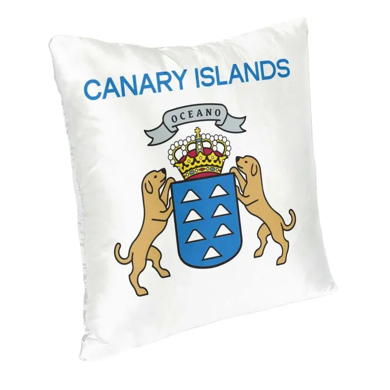 Luxury Canary Island Flag Cushion Covers 45x45cm Polyester Flag Of Spain Pillow Case Sofa Car Square Pillowcase Home Decorative