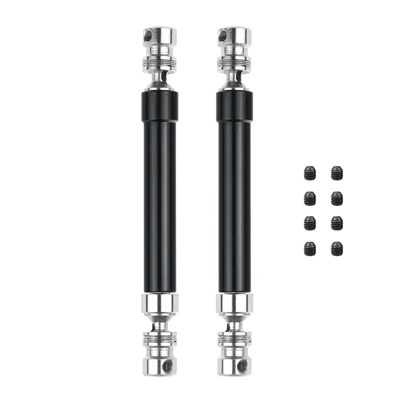 

2pcs 88-113mm 112-152mm Metal HD Steel Universal Drive Shaft CVD for 1/10 RC Crawler SCX10 90046 WRAITH 90018 Trxs TRX4 D90