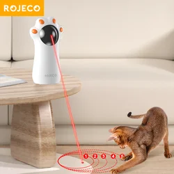 ROJECO Automatic Pet Toys Intelligent Interactive Cat Claw laser Teasing Pet USB Rechargeable Cat Accessories Cat Toy for Dogs