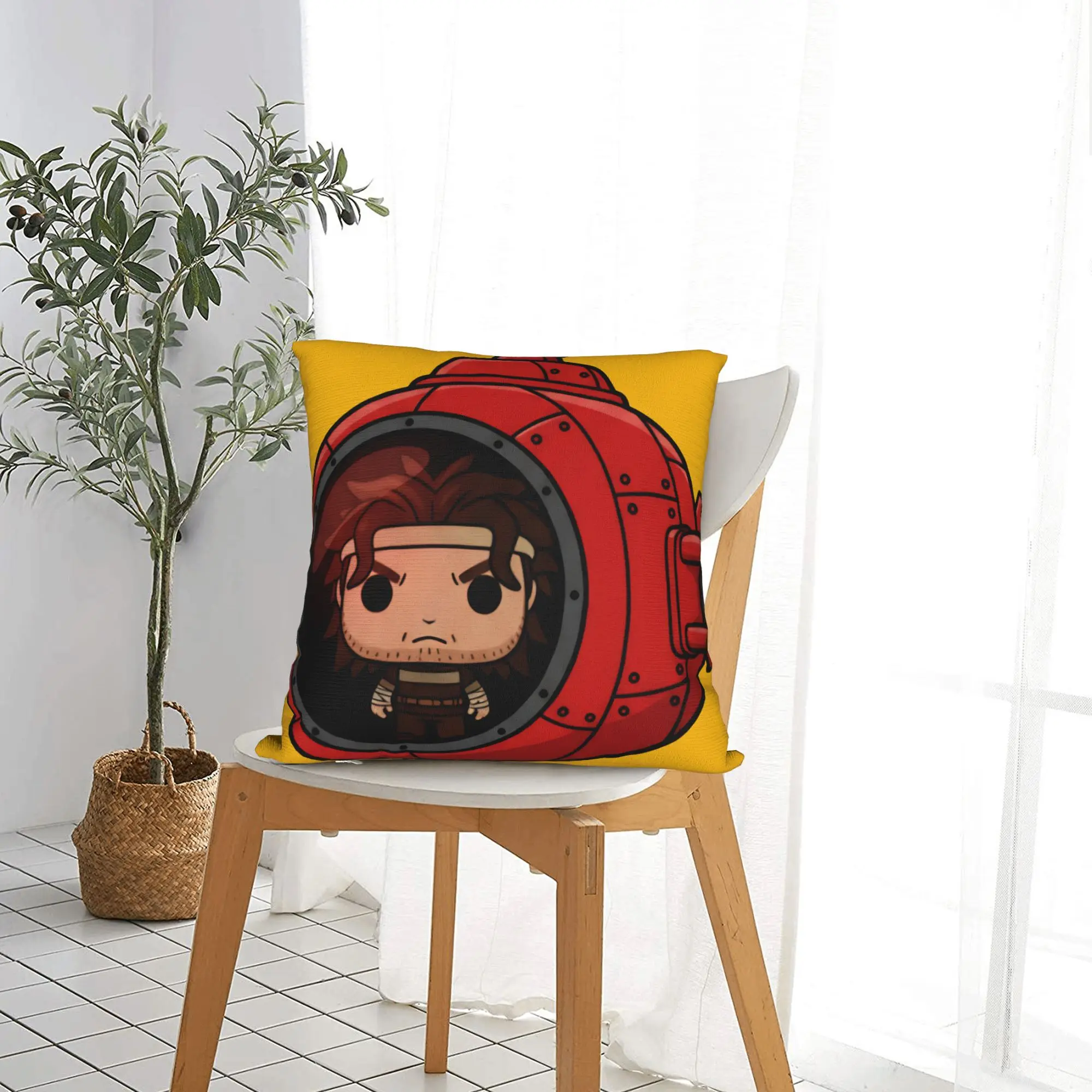 Iron Lung Pillow Case  Soft Pillow Cover Vintage Cushion Cover For Couch Sofa Bedroom