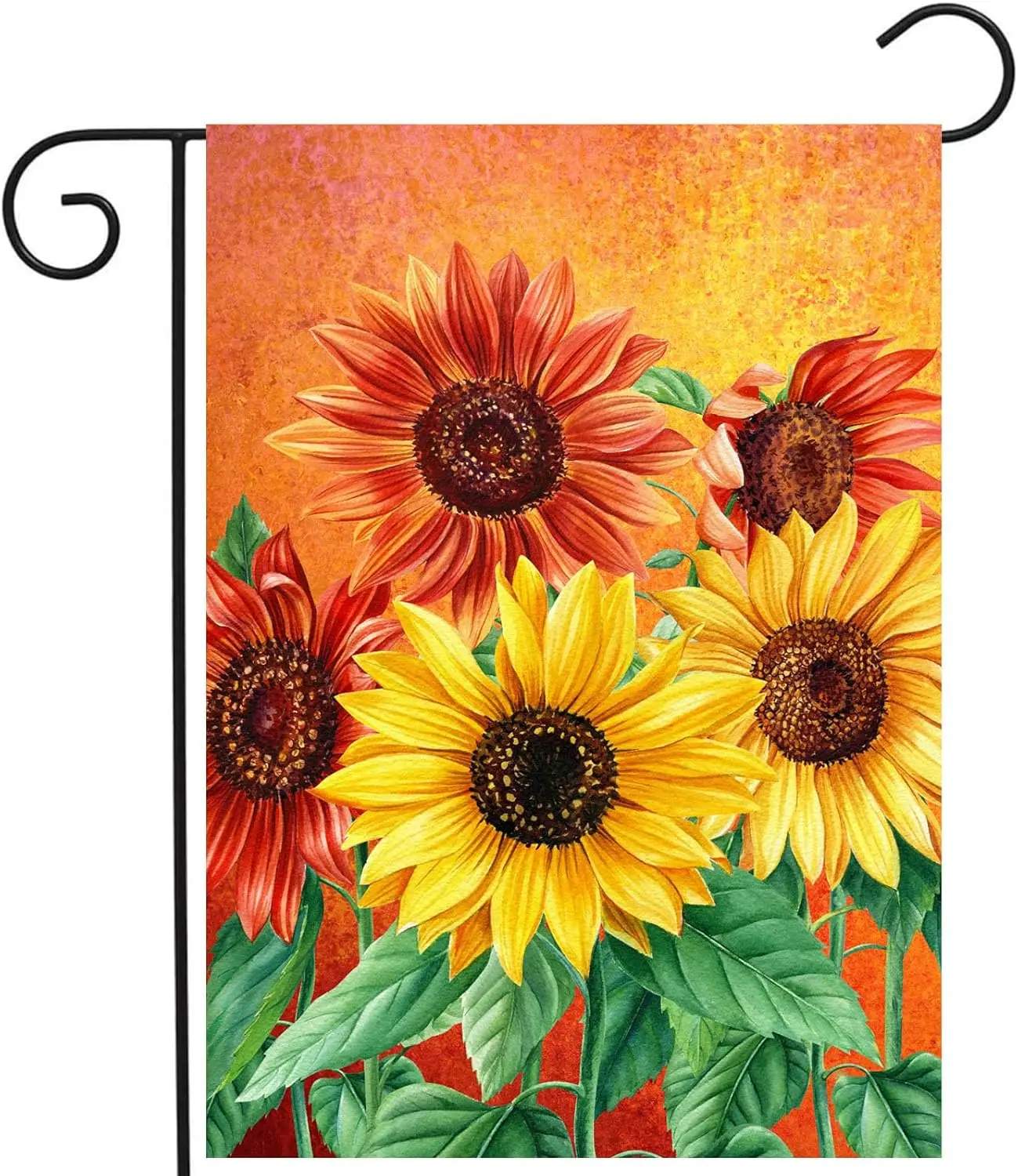 Fall Garden Flag Sunflower Yard Flag for Outside Late Summer Flags 12x18 Double Sided Welcome Autumn Thanksgiving Holiday Outdoo