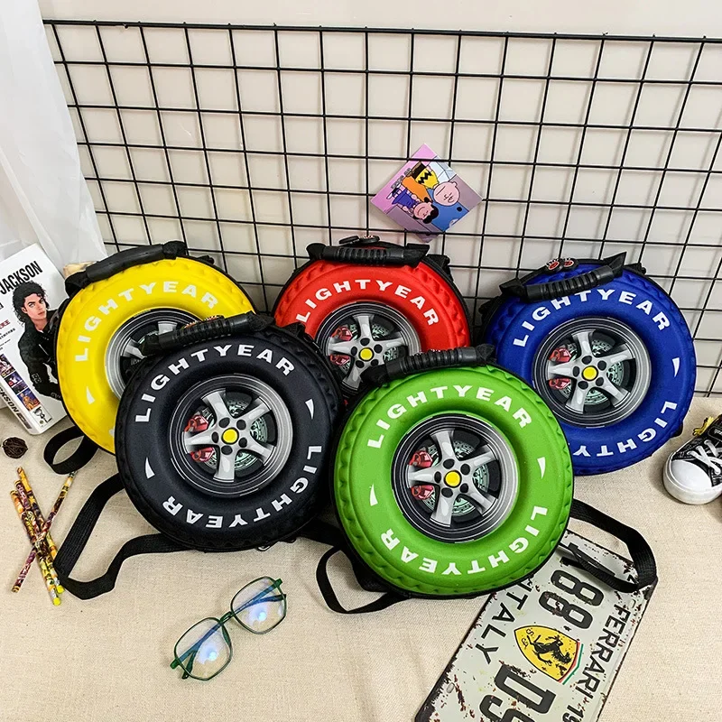 

Cute Cool Style for Children Waterproof Breathable Wear-resistant Tires Children's Backpacks Fashionable Kindergarten Backpacks