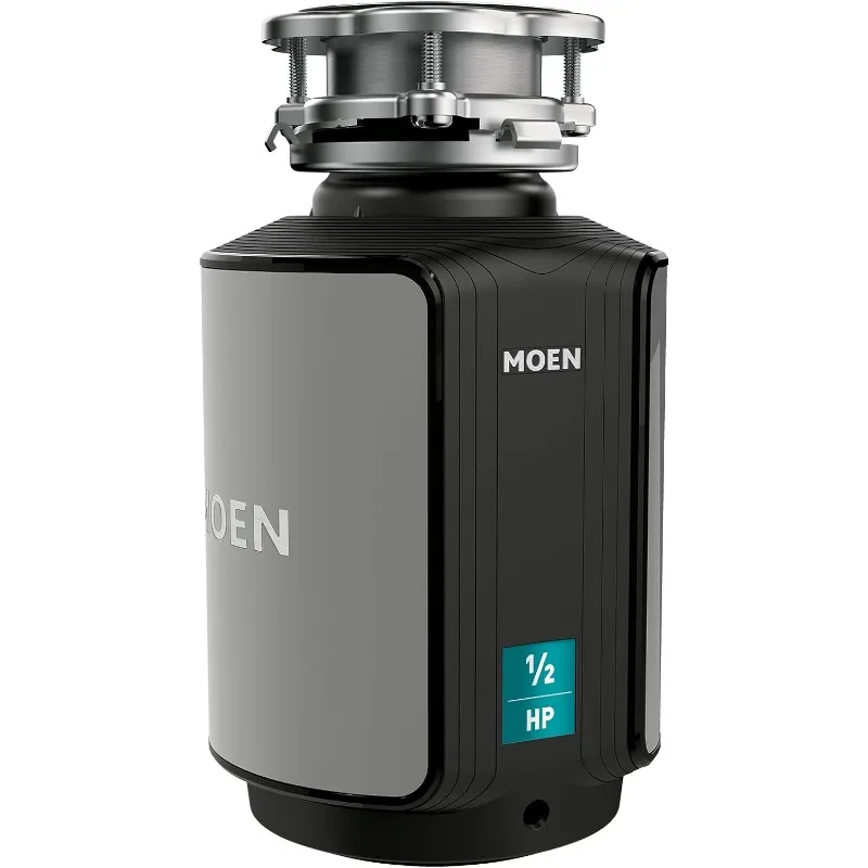 Moen-GX50C Eliminação Contínua De Lixo De Alimentação, Disposer Prep Series, 1/2 HP, com Redução De Som, Cabo De Alimentação Incluído