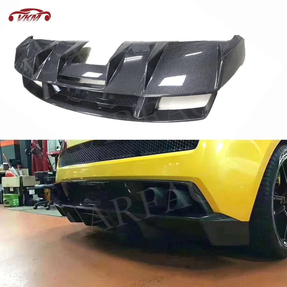 

Carbon Fiber Rear Lip Spoiler Diffuser for Lamborghini LP550 LP560 LP570 2008-2014 FRP Rear Bumper Extension Body Kits