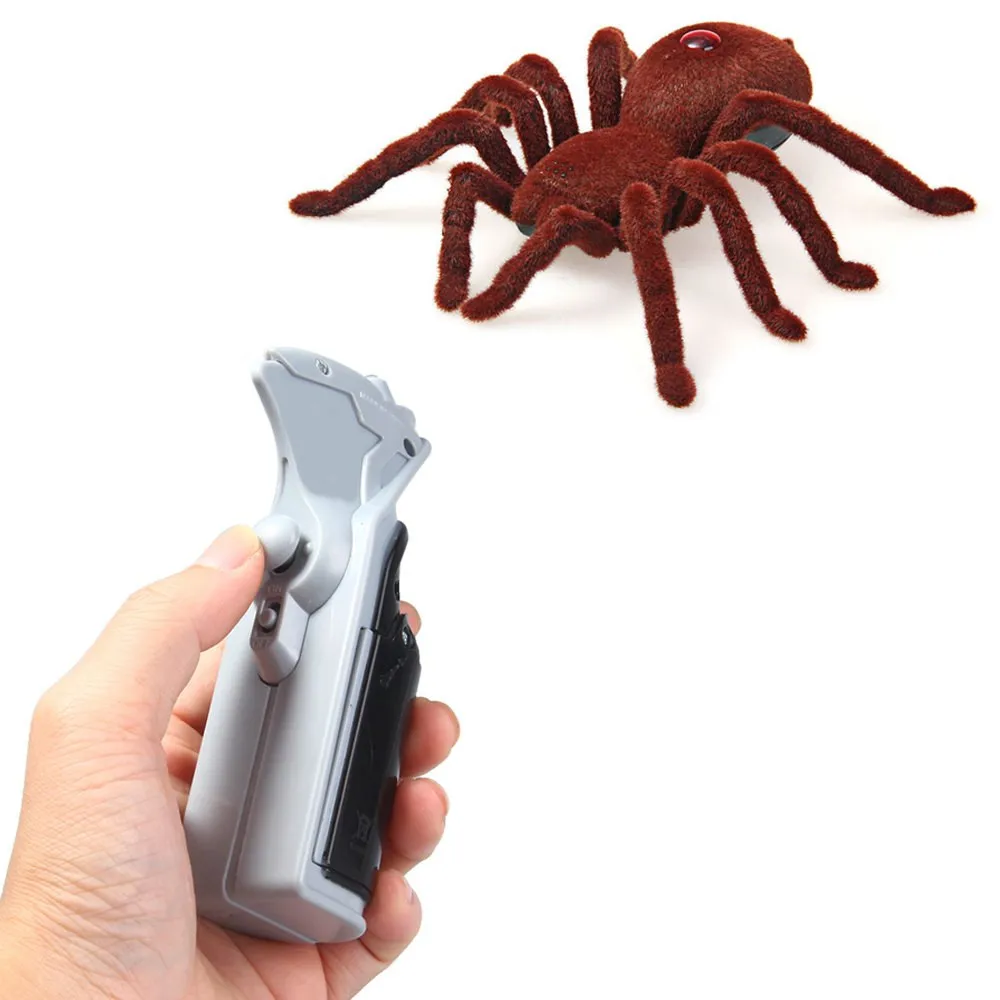 Brand New High Quality Halloween Remote Control 11 2CH Infrared Realistic RC Spider Toy Prank Gift Novelty & Gag Toys