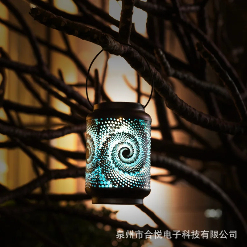 3DSnail lamp night light, creative iron piece lamp, garden outdoor starry sky lamp, romantic table lamp, lawn lamp projector
