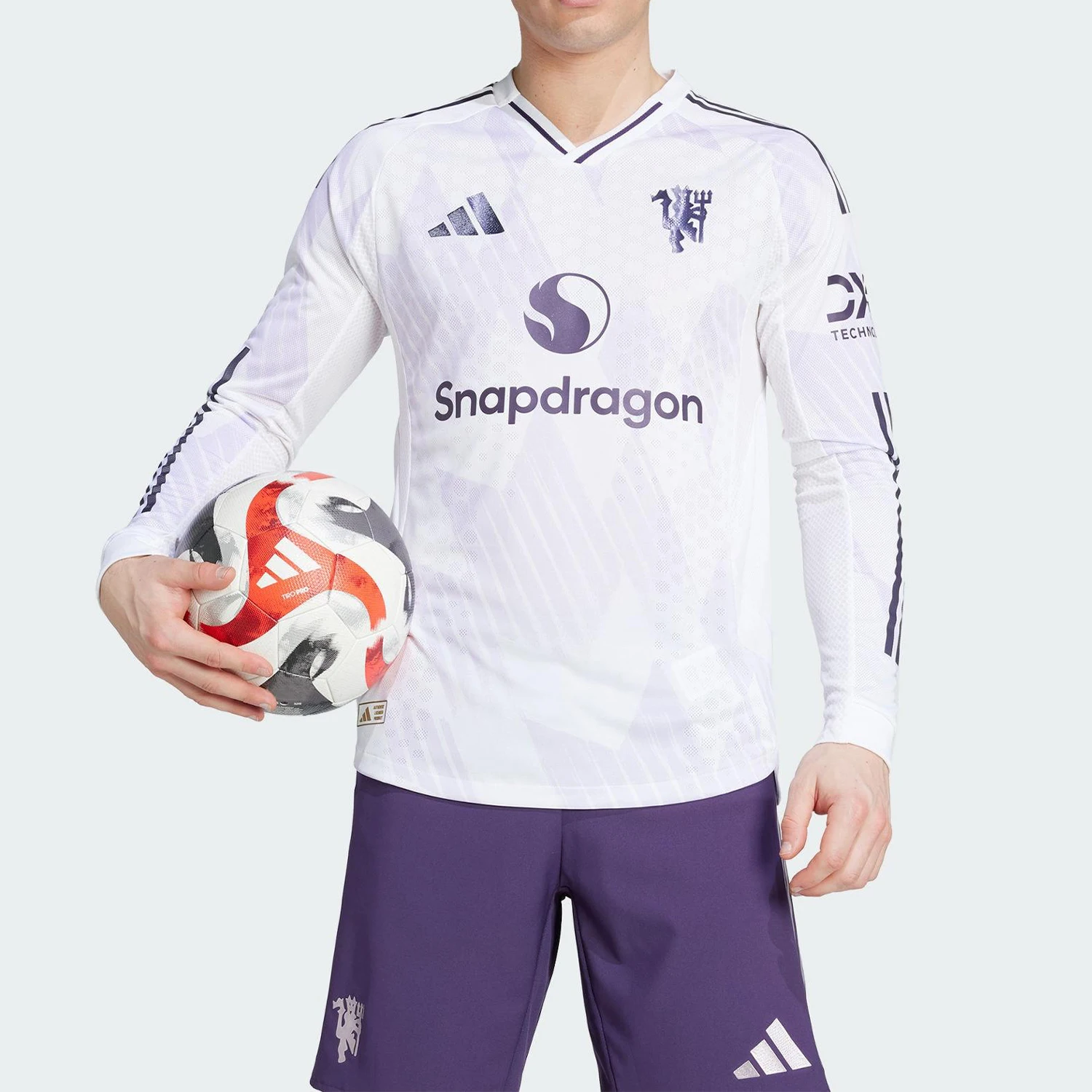 Adidas genuine summer men's football sports training long sleeved shirt JP3023