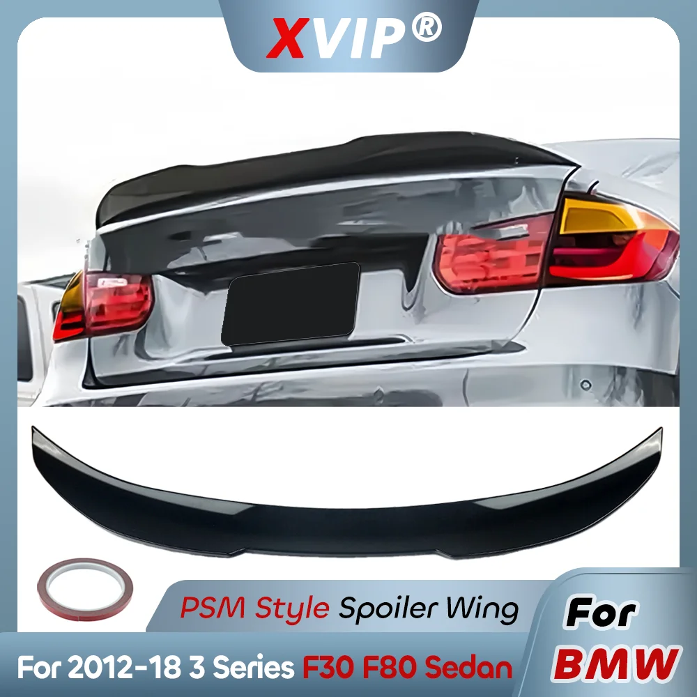 

XVIP Glossy Black PSM Style Rear Spoiler Wing For BMW 3 Series 2012-2018 F80 M3 F30 4-Door Sedan