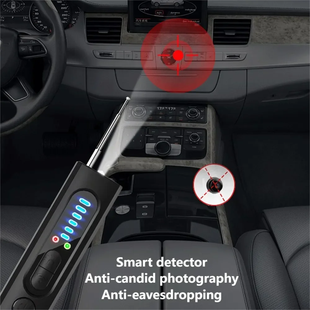 Imagem -02 - Detectores Inteligentes de Sinal Detector Anti-peeping e Espionagem Câmera Gps Monitor de Posicionamento do Carro X13