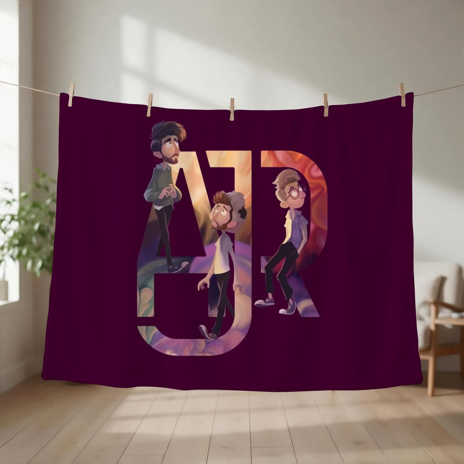 AJR: The Click Galaxy Throw Blanket Heavy Picnic Thin Blankets For Baby Blankets
