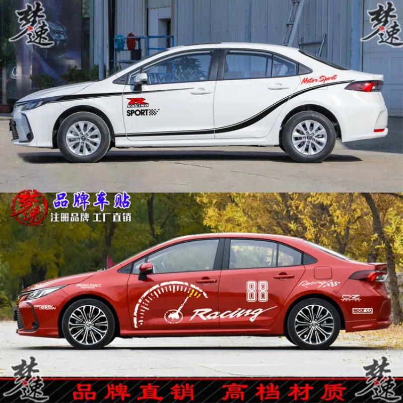 

Car Sticker Body Sports Decoration Modified Car Film FOR Corolla 2018-2022 Vinyl Car Decal Accessories